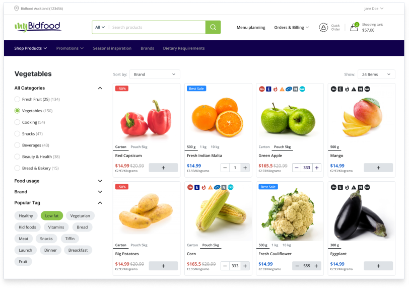 B2B E-commerce Platform - BidOne